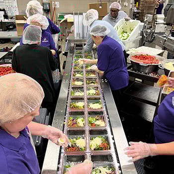 school meals packaging