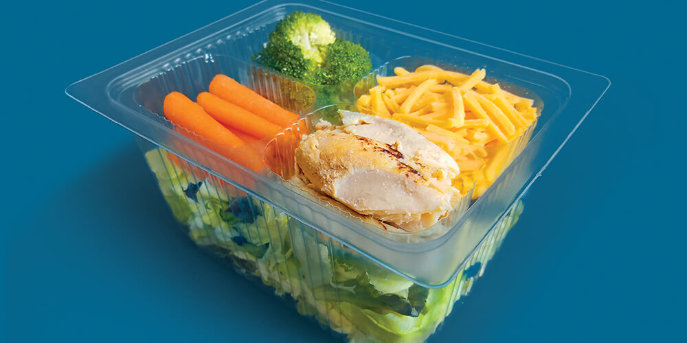 bistro bowl salad tray for school lunches