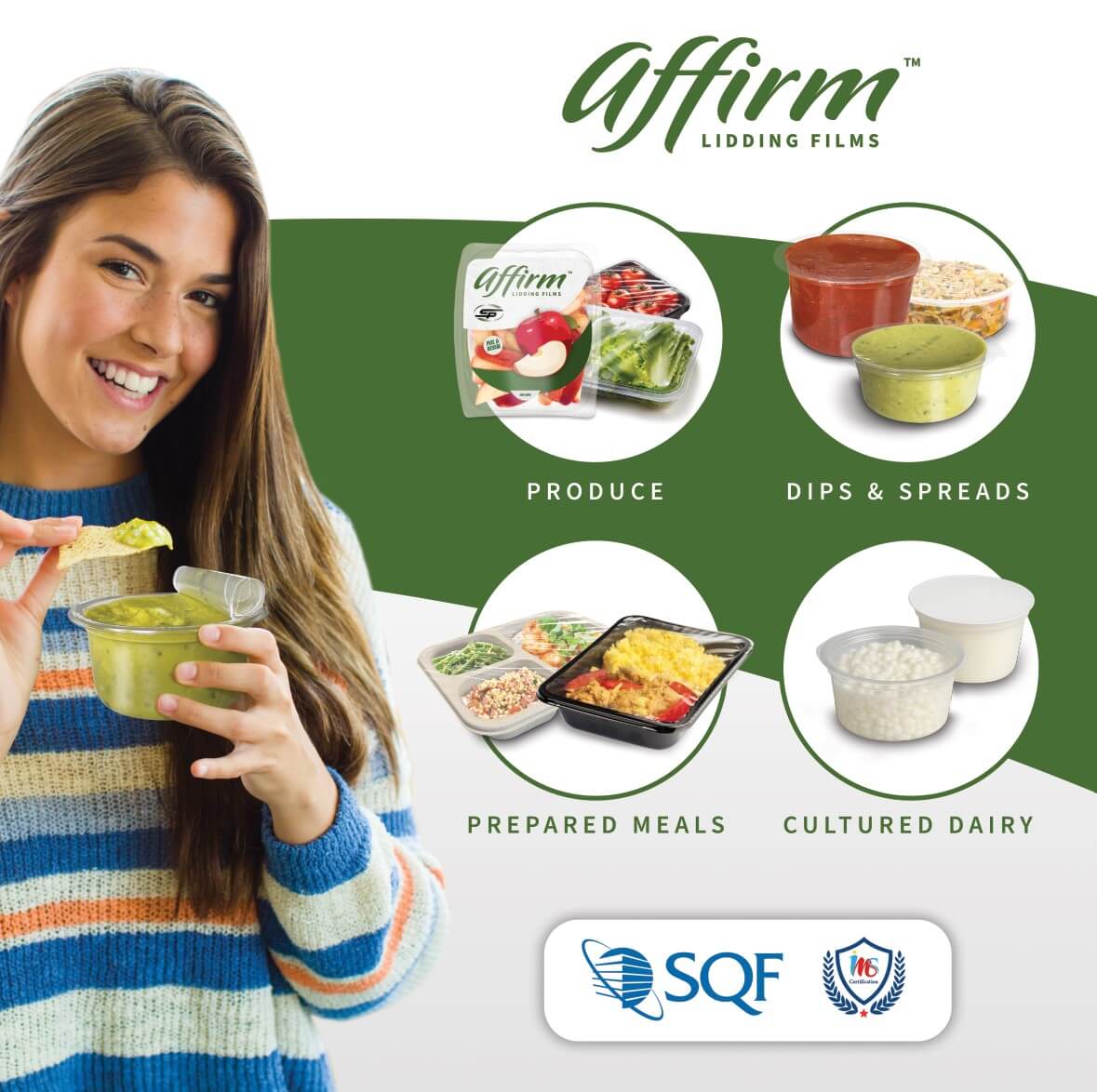 affirm lidding films by preferred packaging